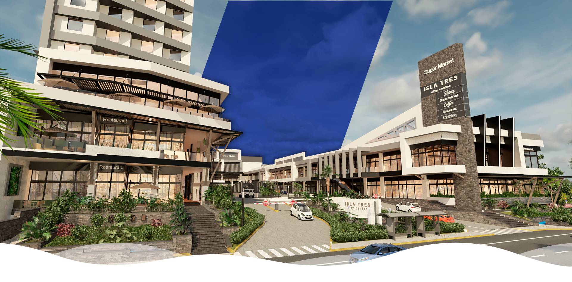 Isla Tres Locales Comerciales en Renta